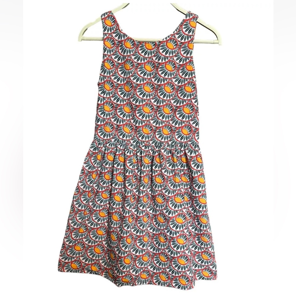Zara Girls Multicolored Back Cut Out Sleeveless Dress